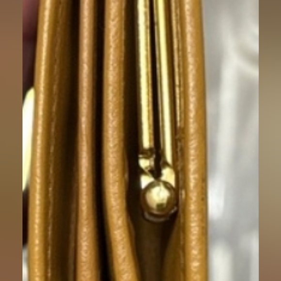 Celine Dark Brown and Tan Wallet - Picture 2 of 5